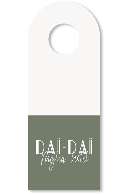Identité graphique par l'Agence MOHA pour l'hôtel Dai-Dai